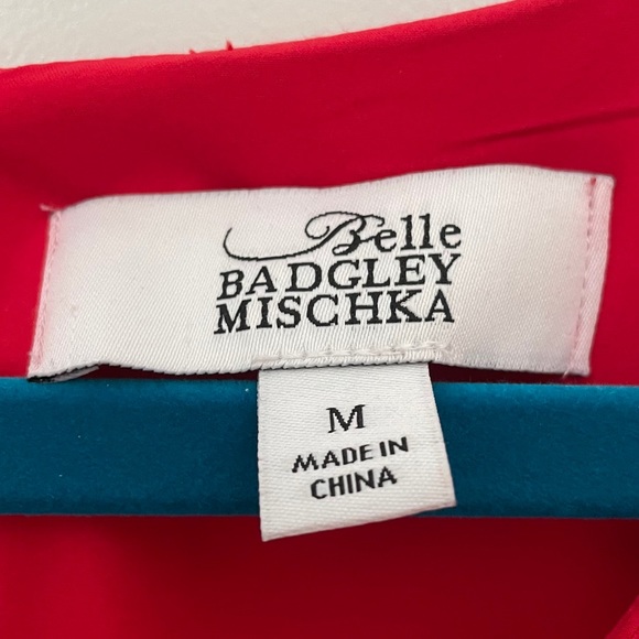 Red Ruffle Cocktail Dress - Picture 3 of 3